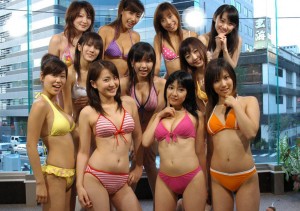 Newscasters at Tokyo Digital News