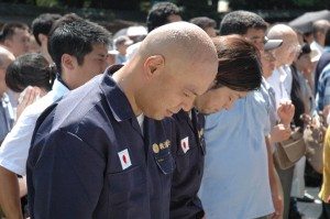 Kamijo at Yasukuni Shrine