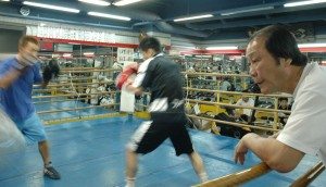 Koichi Wajima at ring side Koichi Wajima at ring side