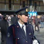 Officer in nice suit
