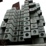 Nakagin Capsule Tower near Shiodome Nakagin Capsule Tower near Shiodome