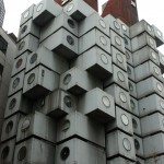 Nakagin Capsule Tower near Shiodome Nakagin Capsule Tower near Shiodome