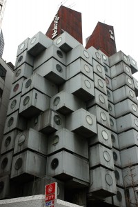 Nakagin Capsule Tower near Shiodome Nakagin Capsule Tower near Shiodome