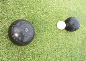 Bowls with the jack Bowls with the jack