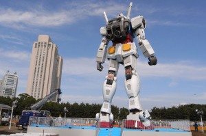 Green Tokyo Gundam Project on Odaiba