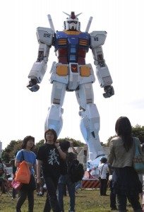 Green Tokyo Gundam Project on Odaiba