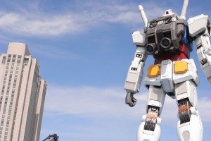 Green Tokyo Gundam Project on Odaiba