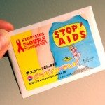 Promo condom for the 2009 Paradise TV AIDS drive