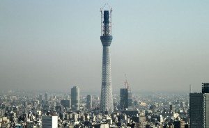 Tokyo Sky Tree at nearly 500 meters