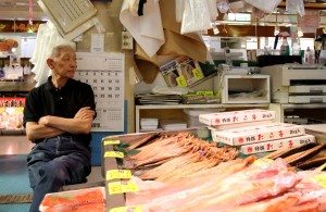 Morning market in Hakodate, Hokkaido