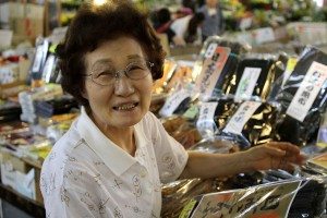 Morning market in Hakodate, Hokkaido