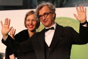 Wim Wenders and his wife Donata at the opening ceremonies for the Tokyo International Film Festival