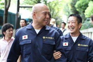Right-wing group Gishin Gokoku-kai at Yasukuni Shrine