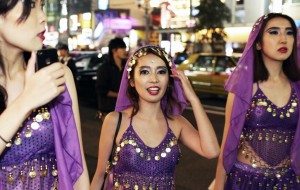 Belly dancers in search of a stage