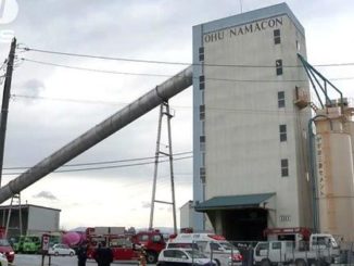 A male worker was buried alive and killed while working alone inside a sand storage tank