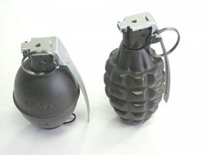 An object believed to be a grenade was found buried in Fukuoka City