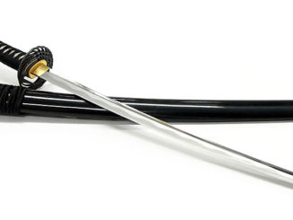 Miiyazaki police arrested a man for allegedly slashing his son-in-law in the head with a Japanese sword last month