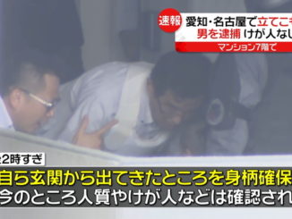An Italian national was apprehended after a stand-off in which he wielded a pistol at a residence in Nagoya