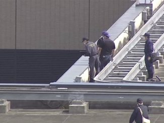 The body of a woman was found on the roof of Terminal 2 at Narita International Airport on Monday