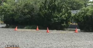 A body was found in a car parked in Izumo City