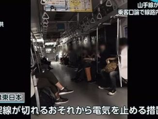 Yamanote Line at Nishi-Nippori Station