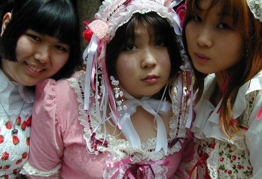 Cosplay girls in Harajuku
