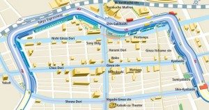 Map of Ginza Map of Ginza
