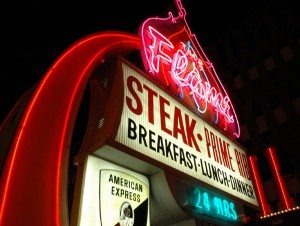 Las Vegas in neon