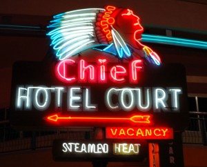 Las Vegas in neon