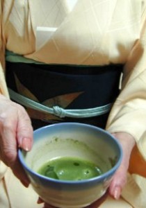 Traditional Japanese tea ceremony chanoyu