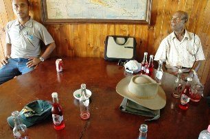 The bar at Vanimo's Sandaun Motel