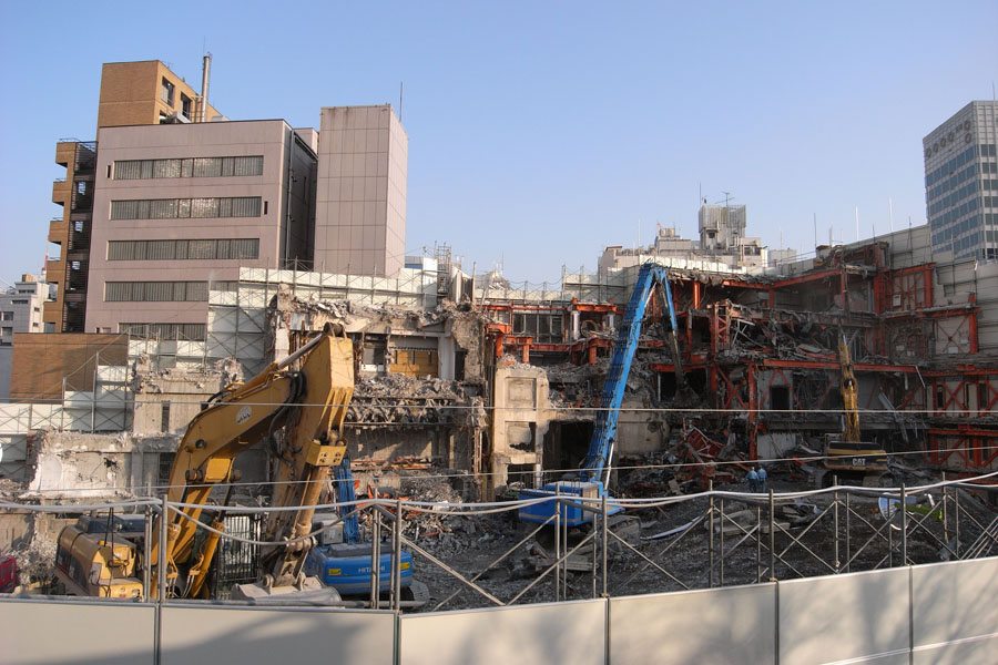 TSK.CCC during demolition
