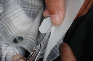 Scissors and paper