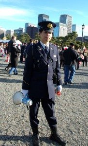 Security at Sakurada-mon