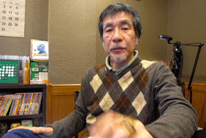 Maki Kaji at his office