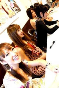 Actress Myu at signing event