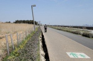 Effects of soil liquefaction in Urayasu, Chiba Prefecture following Great East Japan Earthquake