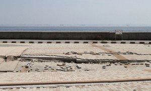 Effects of soil liquefaction in Urayasu, Chiba Prefecture following Great East Japan Earthquake