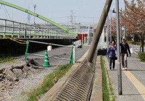 Effects of soil liquefaction in Urayasu, Chiba Prefecture following Great East Japan Earthquake