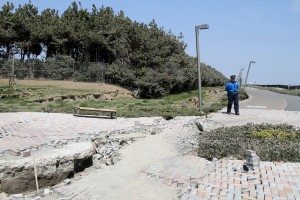 Effects of soil liquefaction in Urayasu, Chiba Prefecture following Great East Japan Earthquake