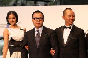 Cast from 'Kora' at the opening ceremonies for the Tokyo International Film Festival