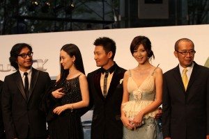 Cast from 'Sleepwalker' at the opening ceremonies for the Tokyo International Film Festival