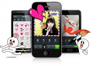 Smartphone app LINE