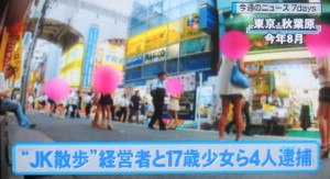 Police say 'walking dates' are a facilitator of teenage prostitution