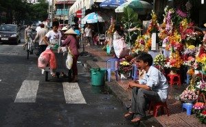 At the market