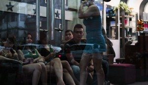 Break time at the massage parlor