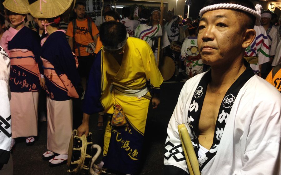 Participants at the Koenji Awa Odori Festival