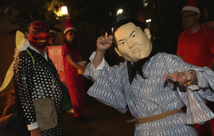 The sumo party is getting started