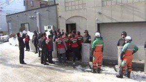Approximately 70 officers entered a headquarters related to the Fukushima Rengo, a group affiliated with the Kodo-kai