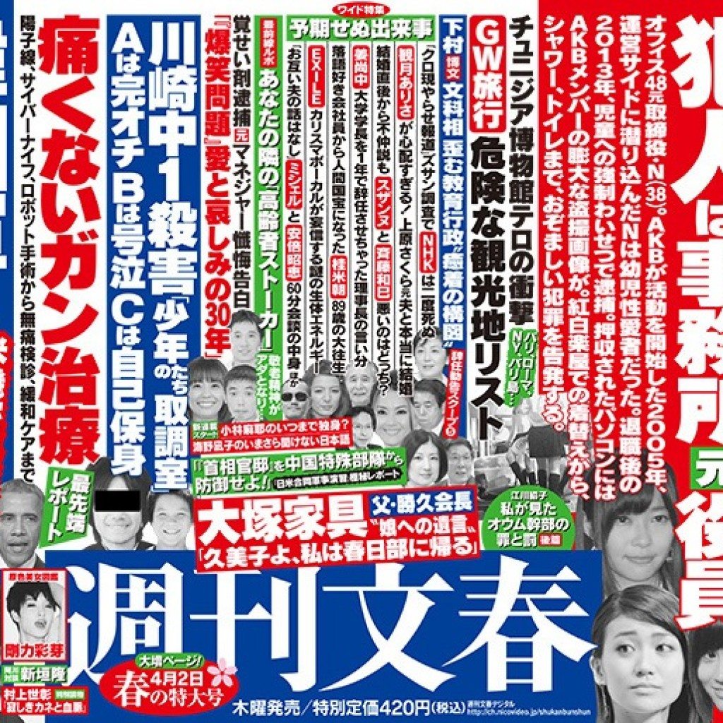 Shukan Bunshun April 2